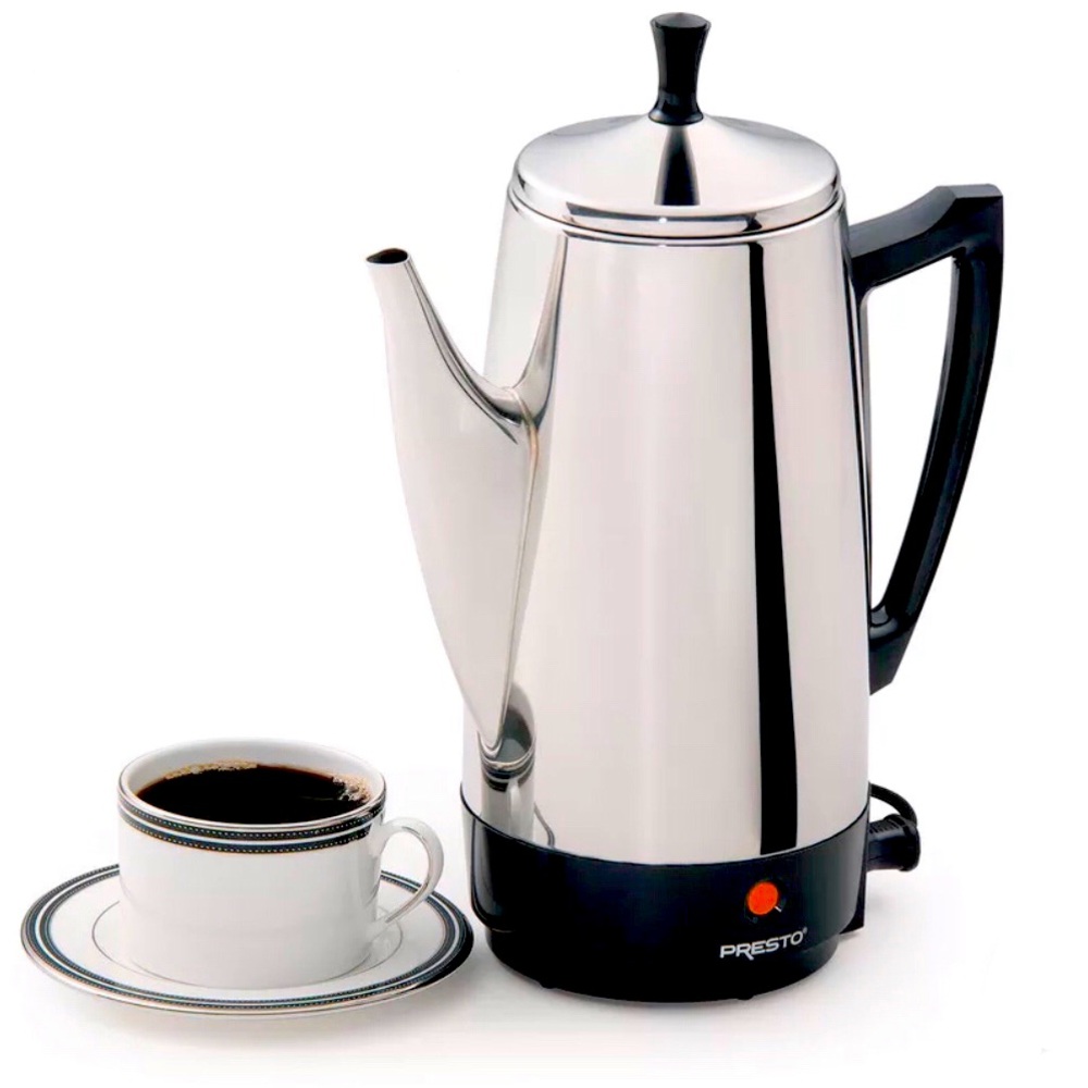 PRESTO 12 cup stainless steel Coffee Maker electric percolator